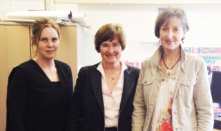 Associate Professor Mary Anne Kenny, Professor Mary Crock and Dr Caroline Fleay at the Centre for Human Rights Education