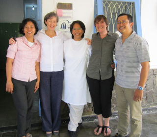 Caroline and Lucy with Jesuit Refugee Service in Yogyakarta