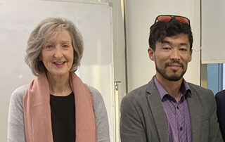 A/Prof Caroline Fleay and Salem Askari