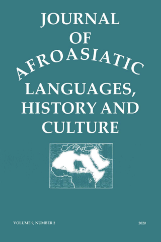Journal of Afroasiatic Language, History and Culture cover