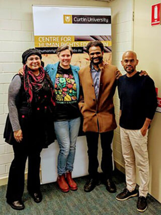 2025 CHRE Teaching Team (from the left): Marziya Mohammed Ali, Misty Farquhar, Yirga Gelaw Woldeyes and Azim Zahir.